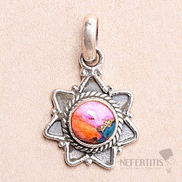 Spiny oyster conch pendant silver Ag 925 MIX5