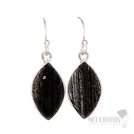 Turmalin-Skoryl-Ohrringe, Silber Ag 925 E502