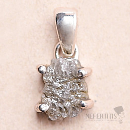 Rohdiamant Anhänger Silber Ag 925 LOT51