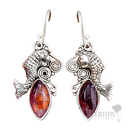 Kakoxen (Super 7) earrings silver Ag 925 51112