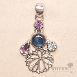 Kyanite silver pendant Ag 925 51631
