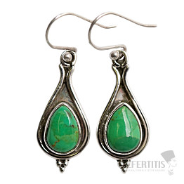 Türkisgrüne Ohrringe Silber Ag 925 51887