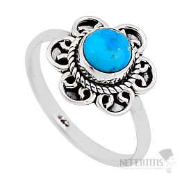 Tyrkys Mohave prsten stříbro Ag 925 52864