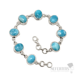 Larimar náramek stříbro Ag 925 B529