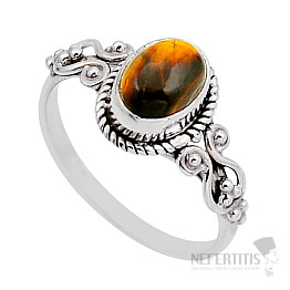 Tiger eye ring silver Ag 925 52912