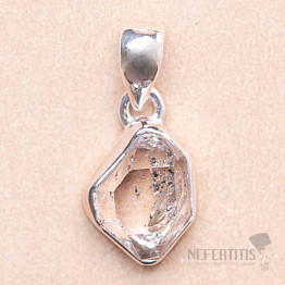 Herkimer diamant přívěsek stříbro Ag 925 LOT53