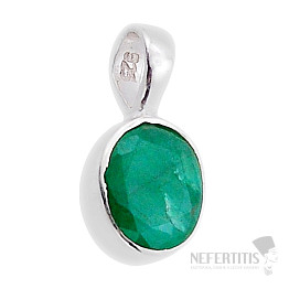 Indian emerald - modified pendant silver Ag 925 53082