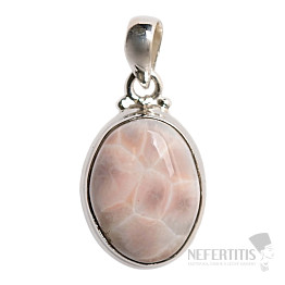 Natrolite pendant silver Ag 925 53223