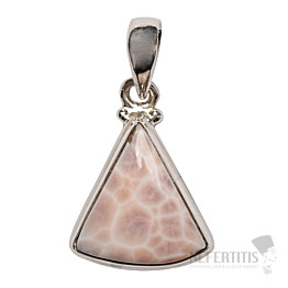 Natrolite pendant silver Ag 925 53226