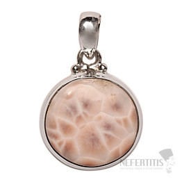 Natrolite pendant silver Ag 925 53227