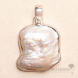 Biwa perla přívěsek stříbro Ag 925 P536