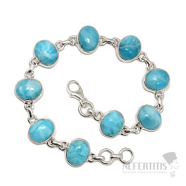 Larimar bracelet silver Ag 925 B537
