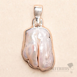 Biwa perla přívěsek stříbro Ag 925 P543