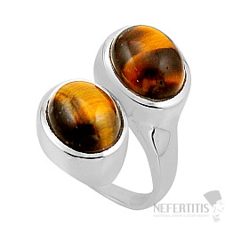 Tiger eye ring silver Ag 925 54877