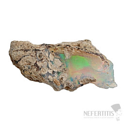 Ethiopian opal in rock 55