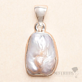 Biwa perla přívěsek stříbro Ag 925 P553