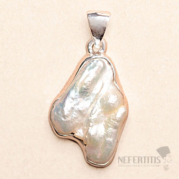 Biwa perla přívěsek stříbro Ag 925 P556