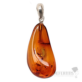 Amber pendant silver Ag 925 no. 56