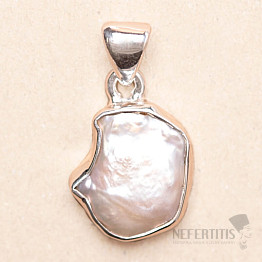 Biwa perla přívěsek stříbro Ag 925 P565