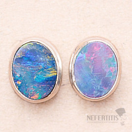 Opal australische Ohrringe Silber Ag 925 57302