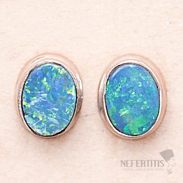 Opal australische Ohrringe Silber Ag 925 57314