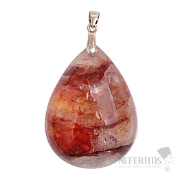 Hematoid (hematite in crystal) pendant silver Ag 925 No. 6