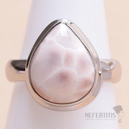 Natrolite ring silver Ag 925 R6