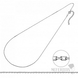 Silberkette Rolo Ag 925 verstellbare Länge 50 - 55 cm