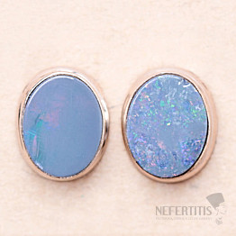 Opal australische Ohrringe Silber Ag 925 60922