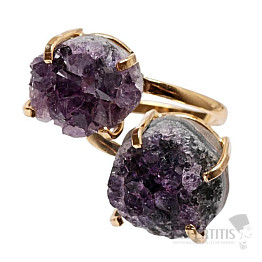 Be Beautiful Amethyst Doppelring 61