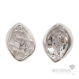 Herkimer Diamant Ohrringe Steine Silber Ag 925 E611