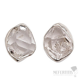 Herkimer Diamant Ohrringe Steine Silber Ag 925 E616