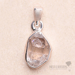Herkimer diamant přívěsek stříbro Ag 925 LOT62