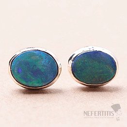 Opal australische Ohrringe Silber Ag 925 62562