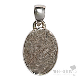 Meteorit Muonionalusta prívesok striebro Ag 925 P629