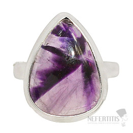 Ametyst star prsteň striebro Ag 925 R644