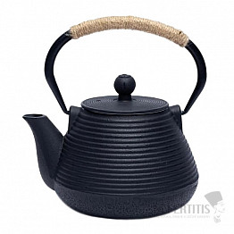 Japanische Teekanne aus schwarzem Eisen Tetsubin 1000 ml