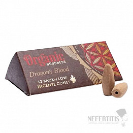 Vonné kužely pro tekoucí dým Organic Goodness Dragons blood Backflow Cones