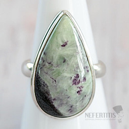 Kammererit-Ring Silber Ag 925 R65