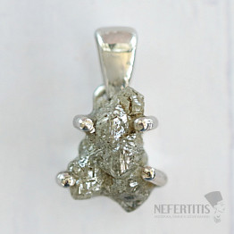 Diamant Natur Roh Anhänger Silber Ag 925 LOT66