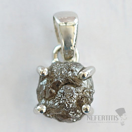 Diamant Natur Roh Anhänger Silber Ag 925 LOT67