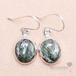 Serafinit-Ohrringe Silber Ag 925 E682