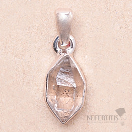 Herkimer diamant přívěsek stříbro Ag 925 LOT69