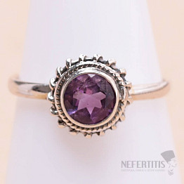 Amethyst ring silver Ag 925 MIX69