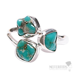 Türkisblauer Ring Silber Ag 925 LOT7