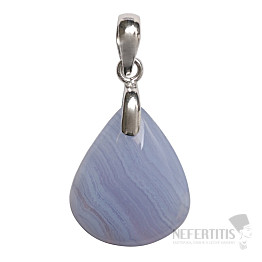 Achatspitzen-Anhänger in Blau, Silber Ag 925 Nr. 4