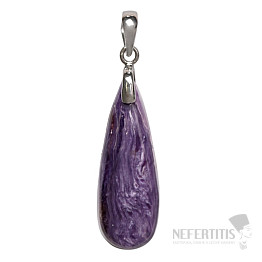 Charoite pendant silver Ag 925 no. 7