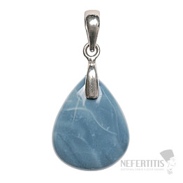 Blue opal pendant silver Ag 925 no. 7