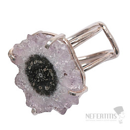 Be Beautiful Amethyst stalactite cut ring 70