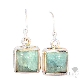 Aquamarine earrings silver Ag 925 E708